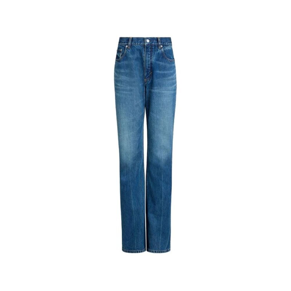 Alaïa Blue Denim - Bootcut Jeans Women